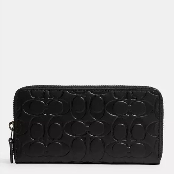 Coach Black Embossed Wallet - Picture 13 of 15